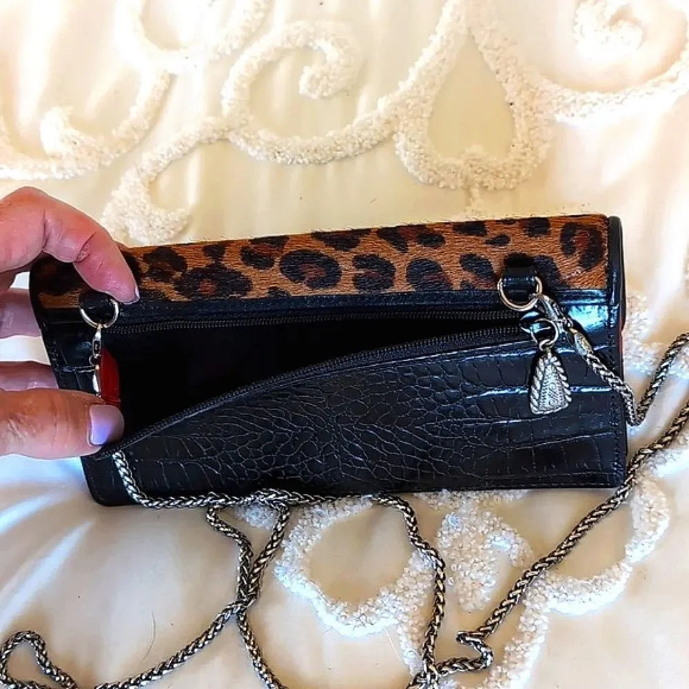 Brighton Cheetah Bellissimo Crossbody Wallet 🐆